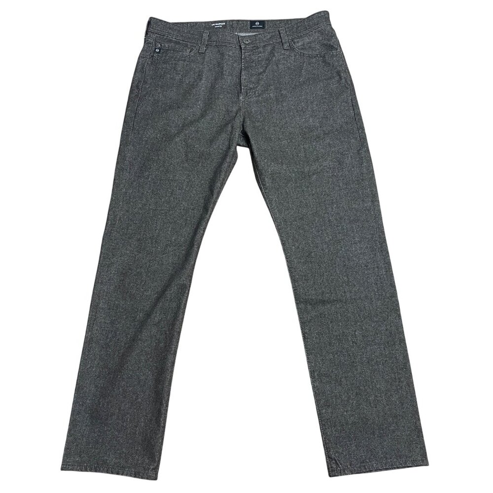 ADRIANO GOLDSCHMIED PANTS MENS SIZE 38 SUEDED THE GRADUATE TAILORED LEG NEUTRAL